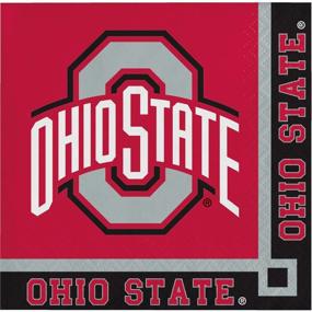 img 1 attached to State Buckeyes Beverage Napkins 20 Count