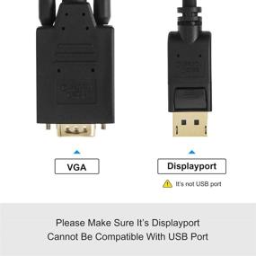 img 3 attached to 🔌 CableCreation Displayport Cable: Plated Standard for High-Quality Connectivity