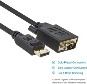 img 2 attached to 🔌 CableCreation Displayport Cable: Plated Standard for High-Quality Connectivity