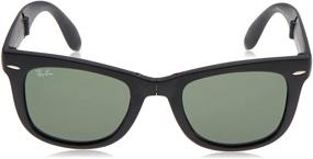 img 3 attached to 🕶️ Fashionably Foldable: Explore Ray Ban RB4105 Wayfarer Folding Sunglasses