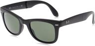 🕶️ fashionably foldable: explore ray ban rb4105 wayfarer folding sunglasses logo
