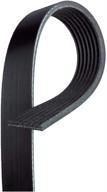 🔧 acdelco gm original equipment 12634319 v-ribbed serpentine belt - quality and durability guaranteed! logo