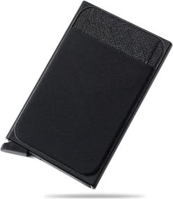 img 4 attached to 🧳 Sliding Minimalist Men's Accessories: Protective Business Blocking Wallets, Card Cases & Money Organizers
