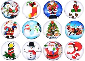 img 4 attached to Souarts Random Button Jewelry Christmas