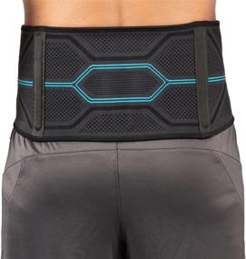 img 4 attached to 🏋️ Copper Fit ICE: Adjustable Compression Back Brace with Menthol and Coq10 for All Genders, Black