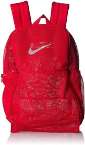 img 4 attached to Nike Brasilia Backpack Black White Backpacks