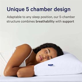 img 3 attached to Casper Sleep Down Pillow: A Standard White Pillow for Ultimate Sleeping Comfort
