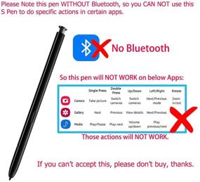 img 1 attached to 🖊️ Заменительный стилусный перо Vimour Touch S Pen (без Bluetooth) для Samsung Galaxy Note 20/Note 20 Ultra всех операторов с включенными насадками (черный)