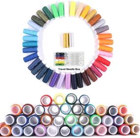 img 3 attached to 🧵 Polyester Sewing Thread: 39 Colors for Industrial and Hand Stitching