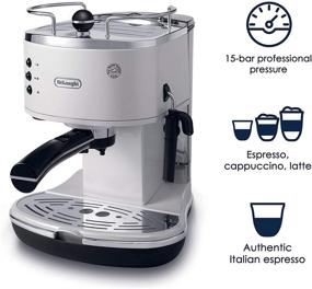 img 3 attached to 🌟 Кофеварка De'Longhi ECO310W: Изящный белый дизайн и оптимальная про