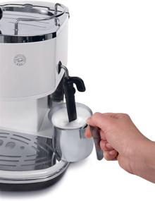 img 2 attached to 🌟 De'Longhi ECO310W Espresso Maker: Elegant White Design and Optimal Brewing Performance