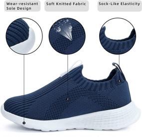 img 3 attached to 👟 ZHILETAO Kids Sneakers: Lightweight Mesh Slip On Running Shoes for Boys & Girls - Breathable Tennis Shoes for Toddlers, Little Kids, and Big Kids