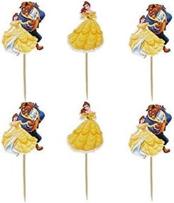 img 3 attached to Beauty Beast Cake Topper Set