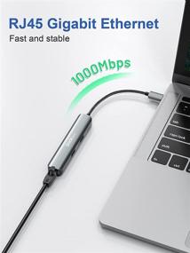 img 1 attached to 🔌 Dockteck USB C Hub 4K 60Hz: 5-in-1 Multiport Adapter for MacBook Pro / Air, iPad Pro, Surface Go, and more!