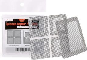 img 4 attached to 🪟 by.RHO Window and Door Screen Repair Patch Kit - 25 Patches (1.875" x 1.875" x 20pcs) (3.5" x 3.5" x 5pcs)