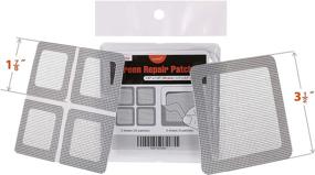 img 2 attached to 🪟 by.RHO Window and Door Screen Repair Patch Kit - 25 Patches (1.875" x 1.875" x 20pcs) (3.5" x 3.5" x 5pcs)