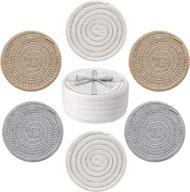 🏠 ubbcare absorbent coasters with heat resistance - ideal for housewarming логотип