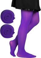 👧 dancina elastic footed tights for toddler girls - clothing and socks & tights logo