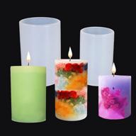 cylinder resin molds silicone candle logo