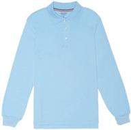 👔 stylish french toast sleeve interlock white blue boys' clothing: perfect for every occasion! logo