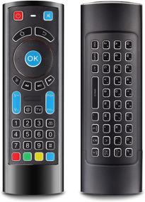 img 4 attached to 🔥 Fire Stick Remote Control Replacement & QWERTY Keyboard Controller - Bluetooth with Power Volume Number Mute Infrared Programmable Buttons (No Backlit)