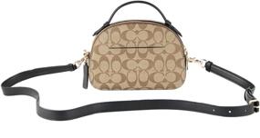 img 1 attached to Coach Serena Satchel Signature Cross