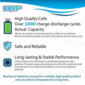 img 2 attached to 🔋 HQRP 2200mAh Battery: Compatible with iRobot Mint 4200, 4205, Braava 320, 321 & More - Ultra High Capacity GPHC152M07 for Robotic Vacuum Cleaner