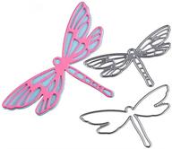 🐉 wyse metal cutting dies: dragonfly die 2 pack for scrapbooking and card making tools logo