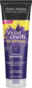 img 3 attached to 💜 John Frieda Violet Crush Purple Shampoo: The Ultimate Solution for Brassy Blonde Hair with Violet Pigments, 8.3 Ounce