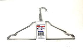 img 2 attached to 👕 ProCare 6 Strong Silver Galvanized Metal Wire Shirt Hangers, 16 Inch, 13 Gauge