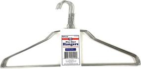 img 1 attached to 👕 ProCare 6 Strong Silver Galvanized Metal Wire Shirt Hangers, 16 Inch, 13 Gauge