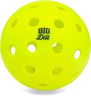 outdoor pickleball balls pack of 4 with bag - big dill pickleball co. 40-hole relish pickleballs логотип