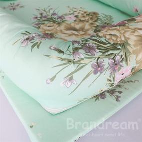 img 2 attached to 🌸 Brandream Baby Nest Bed: Adorable Floral Lounger for Girls, Shabby Farmhouse Bassinet with Breathable Cotton Co-Sleeping Design