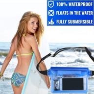 2-pack waterproof cell phone bag: waist pouch & phone case dry bags for boating, swimming, kayaking, beach & pool. keep phone & wallet safe & dry with followyt waterproof accessories. логотип