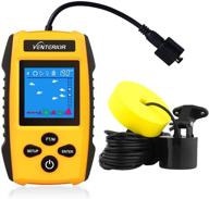 🎣 portable fish finder - venterior ice kayak fishing depth gear with lcd display and sonar transducer logo