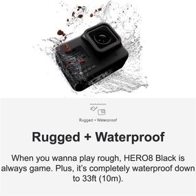 img 2 attached to GoPro HERO8 Black Waterproof Action Camera: 4K Ultra HD Video, 12MP Photos, Touch Screen, Live Accessory Bundle, Free Battery & Lanyard - Buy Now!