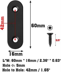 img 3 attached to 🔗 Optimized Stainless Steel Straight Bracket Connector Mending