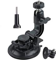 📷 universal camera suction cup mount for car windshields - tripod adapter and screw sucker clamp compatible with gopro hero7/6/5/4, akaso ek7000 brave 4, yi 4k, gitup git2, apeman action cam - asocea logo