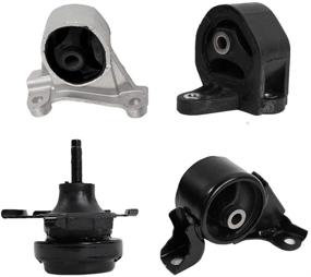 img 4 attached to 🔧 High-Quality 4PCS Engine Motor & Auto Transmission Mounts for 2001-2005 Honda Civic 1.7L L4 Manual - Compatible with A6589, A6591, A6588, A4511