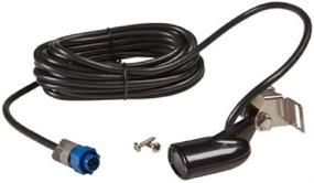 img 1 attached to 🎣 Lowrance 000-0106-72 Transom-Mount Skimmer Transducer with Built-in Temp - Black