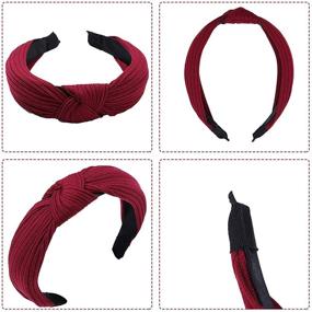 img 1 attached to 👩 Stylish Ondder Knotted Headbands for Women - Non-Slip Turban Hair Accessories and Fashionable Headbands for Women - Diademas Para Mujer de Moda - Cute Top Knot Assorted Headbands