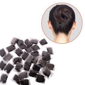 img 3 attached to WeKen 20Pcs Invisible Elastic Black