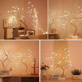 img 2 attached to SHILIU 20ft 36 LED Lighted Bonsai Tree: Warm White for Indoor & Outdoor Decoration - Home, Garden, Party, Wedding, Birthday, Christmas & Summer Holidays