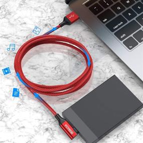 img 1 attached to Akoada кабель USB C под прямым углом (2 шт 10 футов) Компьютерные аксессуары и периферийные устройства