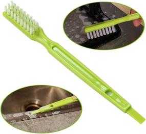 img 2 attached to Living&amp;Giving 3-in-1 Grout Cleaner Brush - Ultimate Tile Joint Scrub Brush for Shower, Bathroom, Kitchen, Seams, and Floor Lines