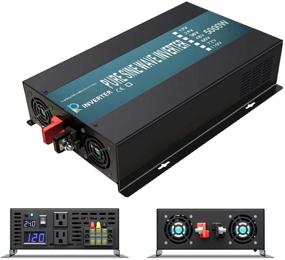 img 3 attached to WZRELB 5000W Pure Sine Wave Solar Power Inverter - 24V 110V 120V 60Hz Power Converter with LED Display, Remote Controller, and Hardwire Terminal