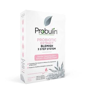 img 4 attached to 🌿 Probulin Blemish Extract Probiotic 3 Step System Skin Care Kit