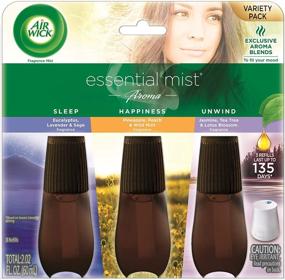 img 4 attached to 🍃 Air Wick Essential Mist Ароматическая смесь, запасная упаковка 3 шт., 3 штуки