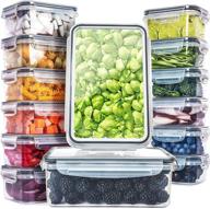 🍱 fullstar (14 pack) food storage containers with lids - bpa-free plastic containers for leftovers - airtight & leak-proof логотип