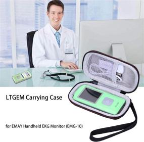 img 1 attached to 📦 Durable LTGEM Case for EMAY/CONTEC EKG Monitor - Ultimate Protection and Portability